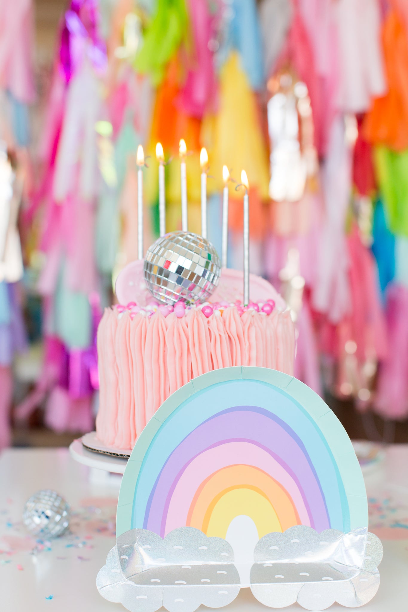 Rainbow birthday cake ideas.
