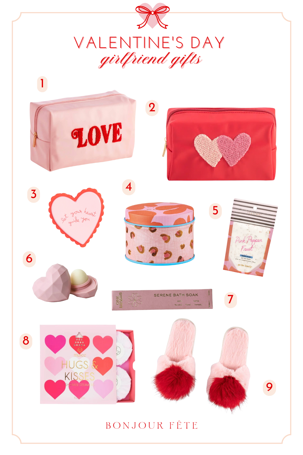 Valentine's Day gift ideas for girlfriends.