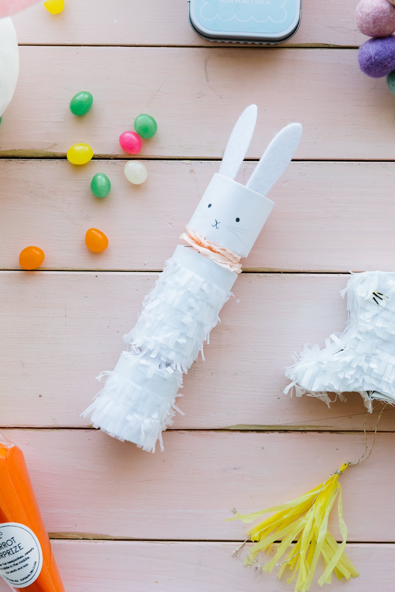 Easter bunny crackers to add to an Easter basket