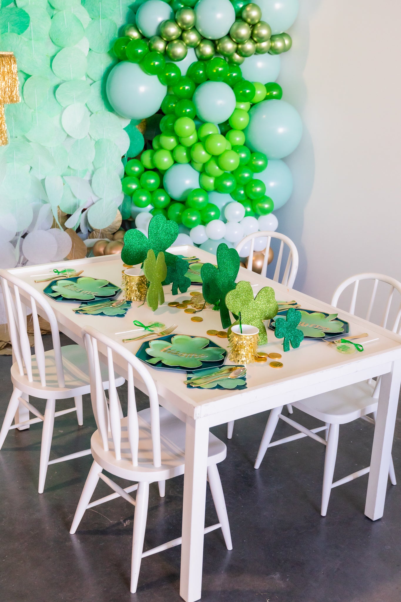 Lucky One 1st Birthday Decorations for Girl. St. Patrick's 