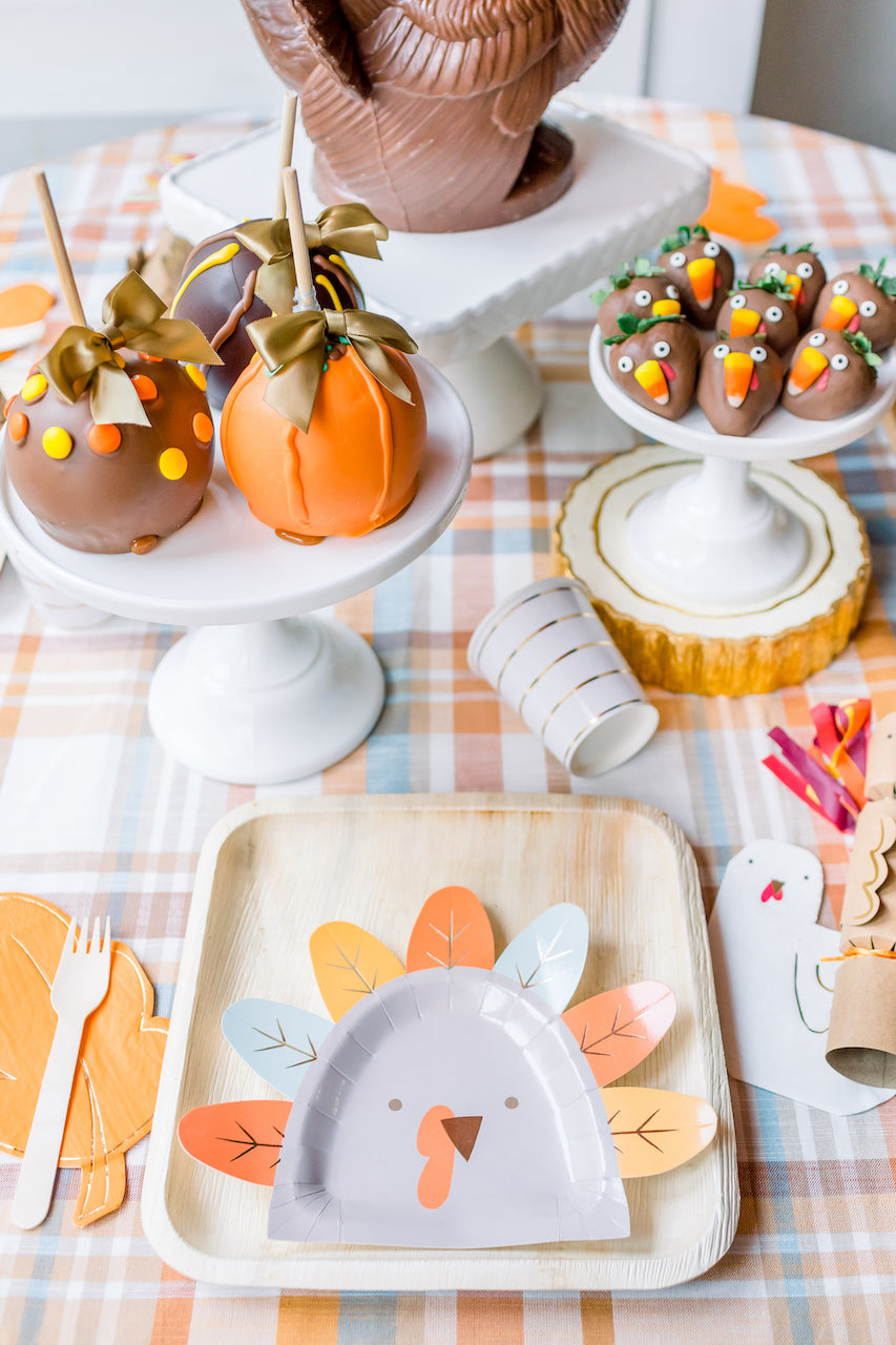 Kid's Thanksgiving place setting.