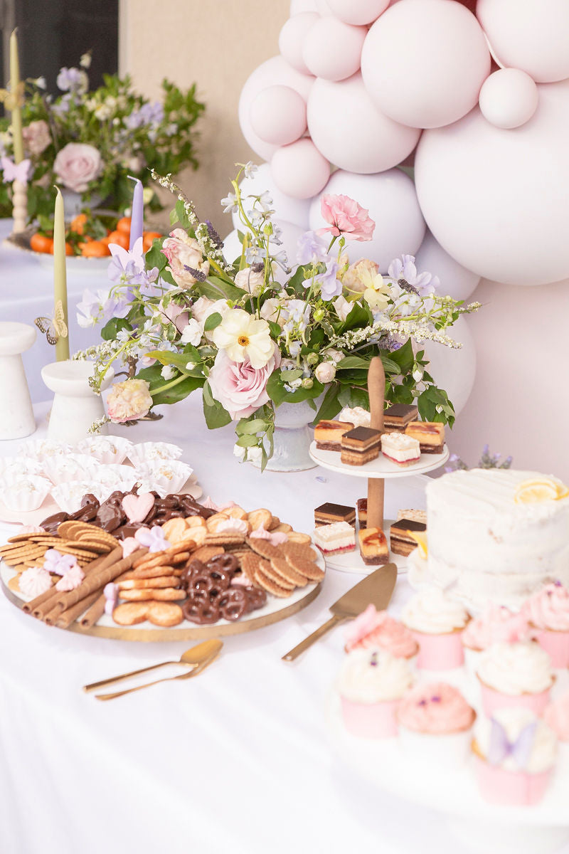 Bridal shower dessert table ideas.