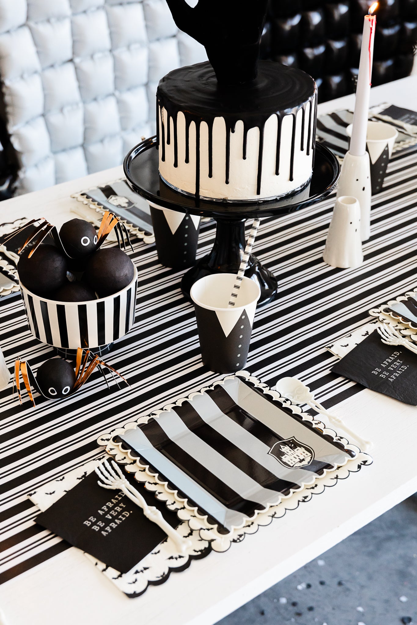 Wednesday Addams theme party supplies