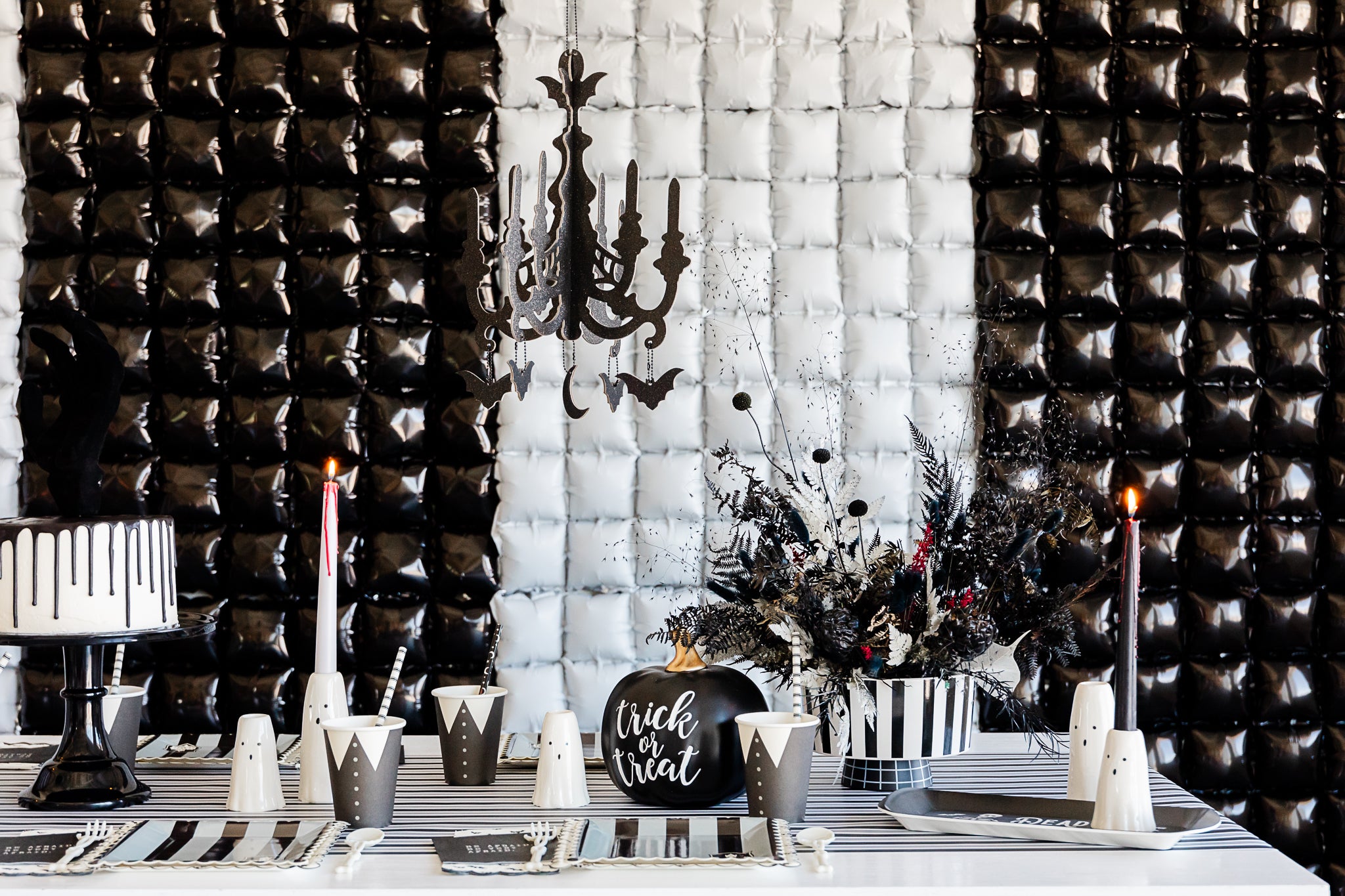 Wednesday Addams party decoration ideas