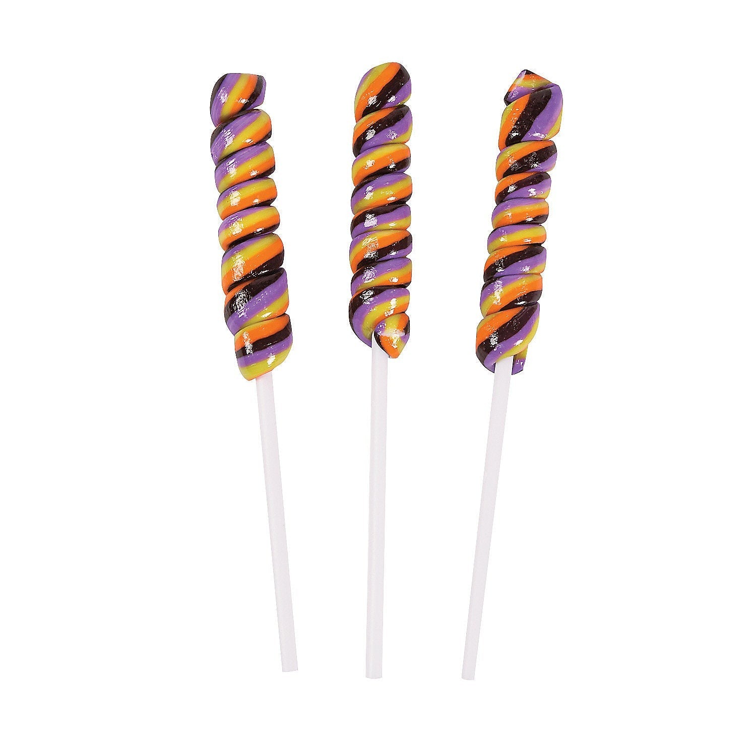 HALLOWEEN BRIGHTS MINI TWISTY LOLLIPOP CANDY