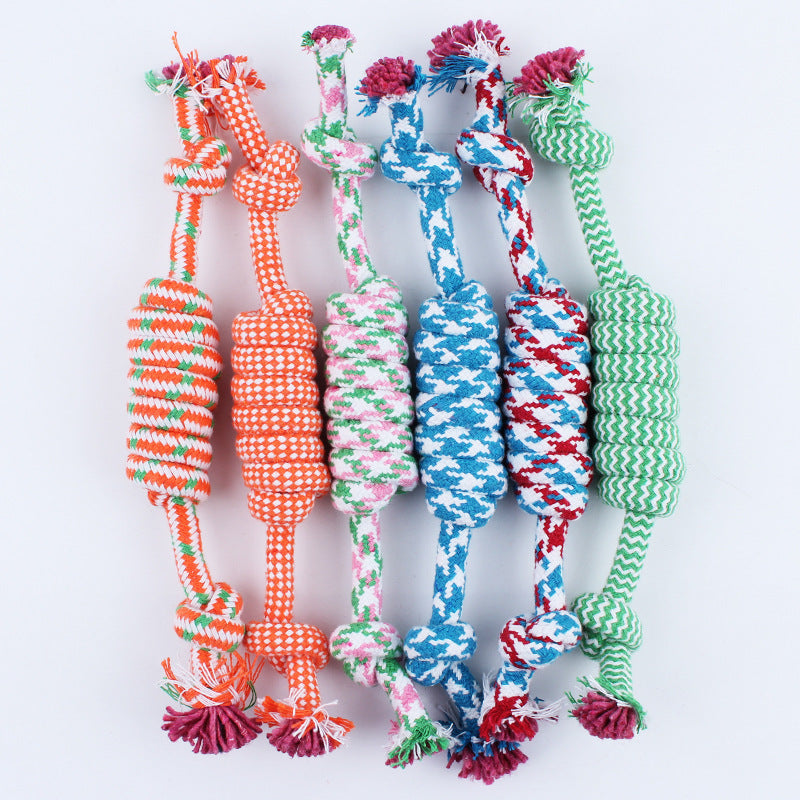 braided dog toy