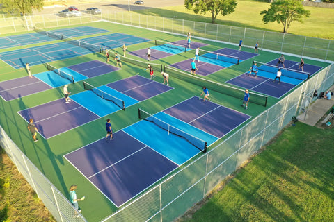 pickleball arial view