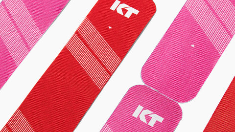 kt tape pro pink & red