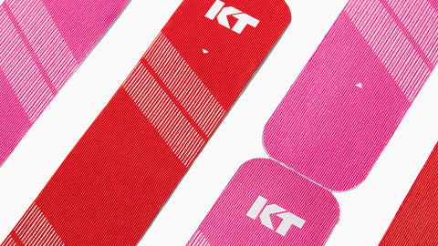 kt tape pro pink & red