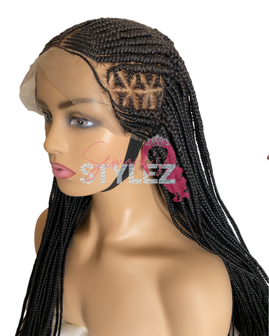 Top knot Braided (Lace Front) – Semone's Stylez