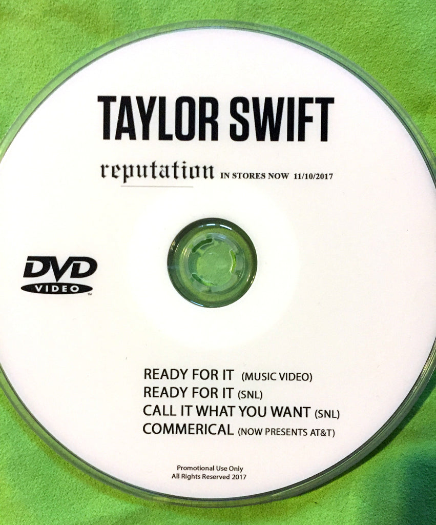 Taylor Swift Ready For It Live Dvd Single