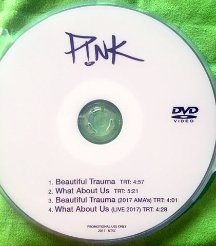 P!NK (PINK) - Music videos and LIVE  Beautiful Trauma DVD (NTSC)