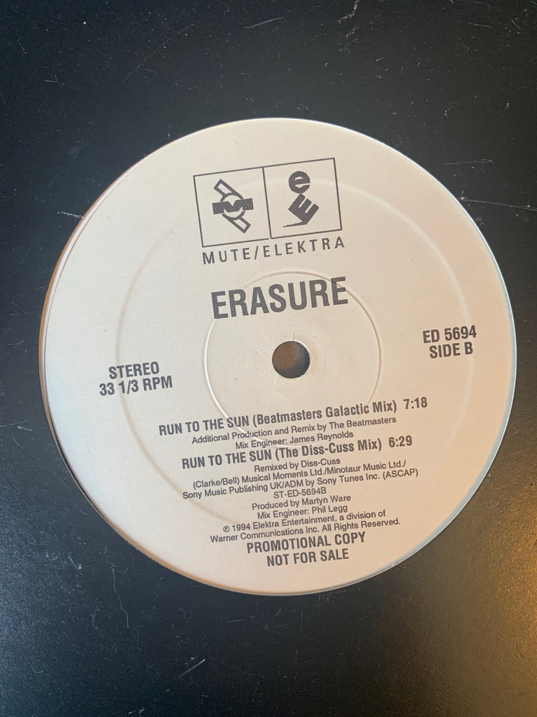 Erasure - Run To The Sun PROMO 12