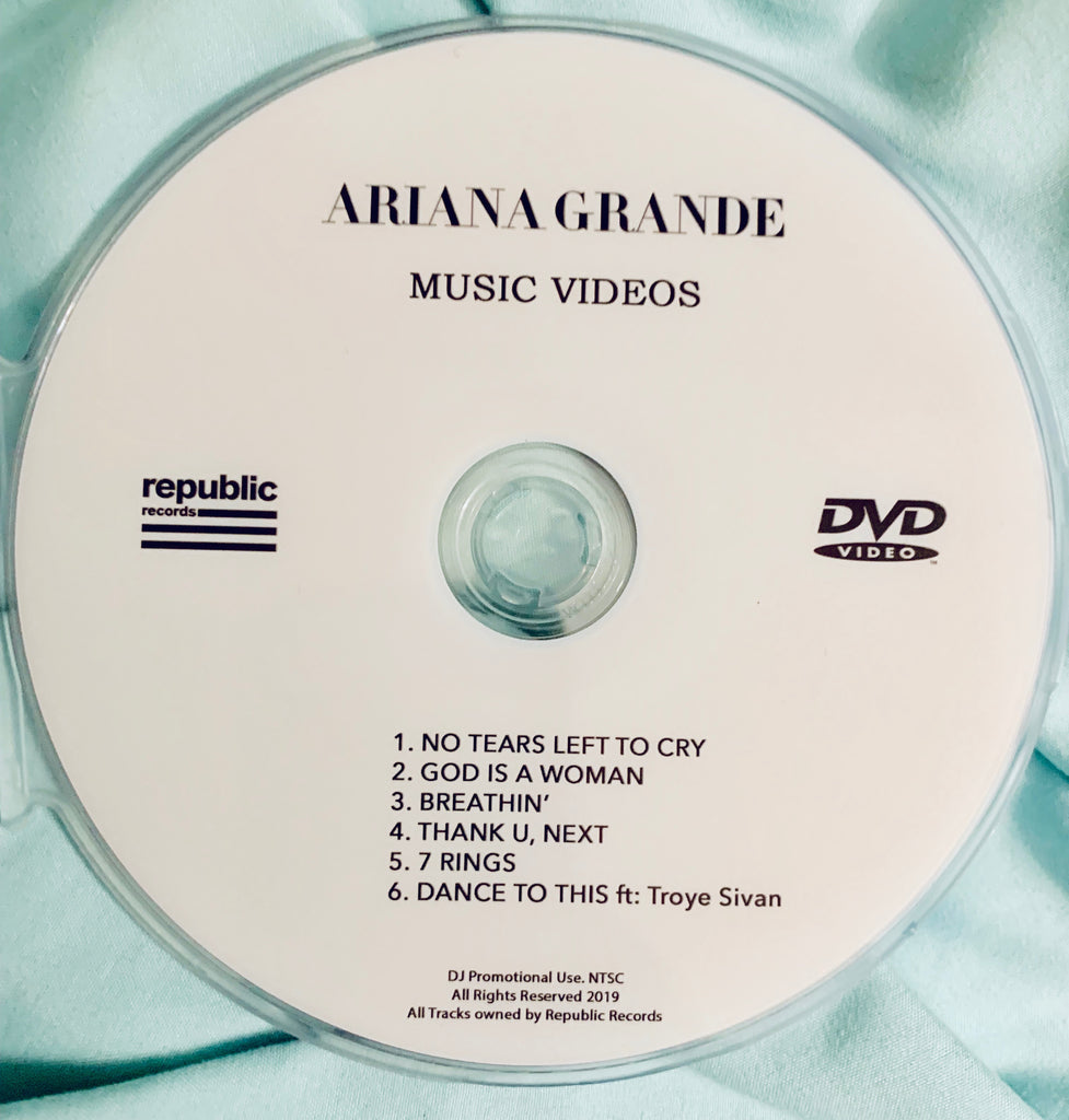 Ariana Grande Music Videos 20182019 Dvd Ntsc