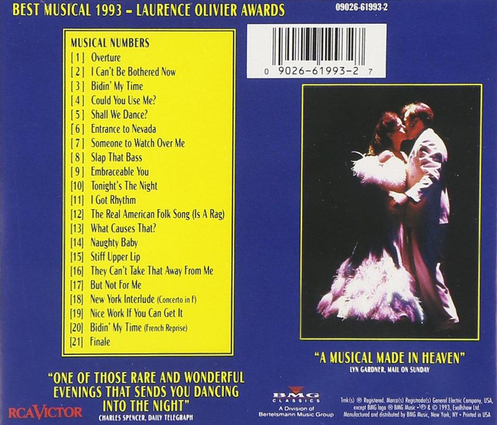 Crazy For You Original London Cast Recording Musical Used Cd Borderline Music