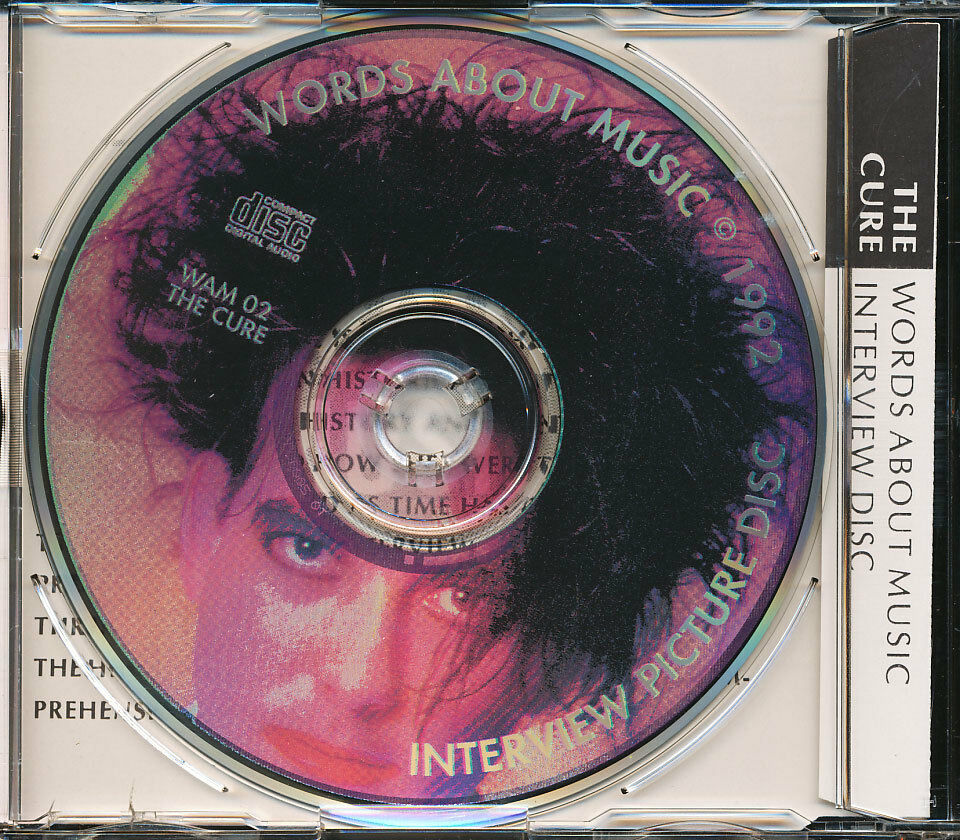 The Cure interview disc words about music CD Used borderline MUSIC