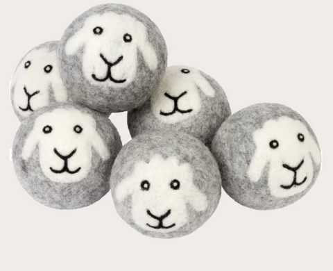 Woolzies Organic Wool Dryer Balls: 3 Pack XL Dryer Balls & 100% Pure  Lavender Essential Oil | All Natural Laundry Fabric Softener Balls | Made  with