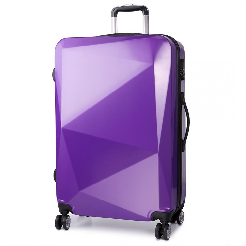 hard shell luggage with designs