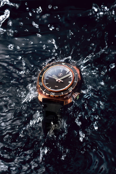 bronze dive watch