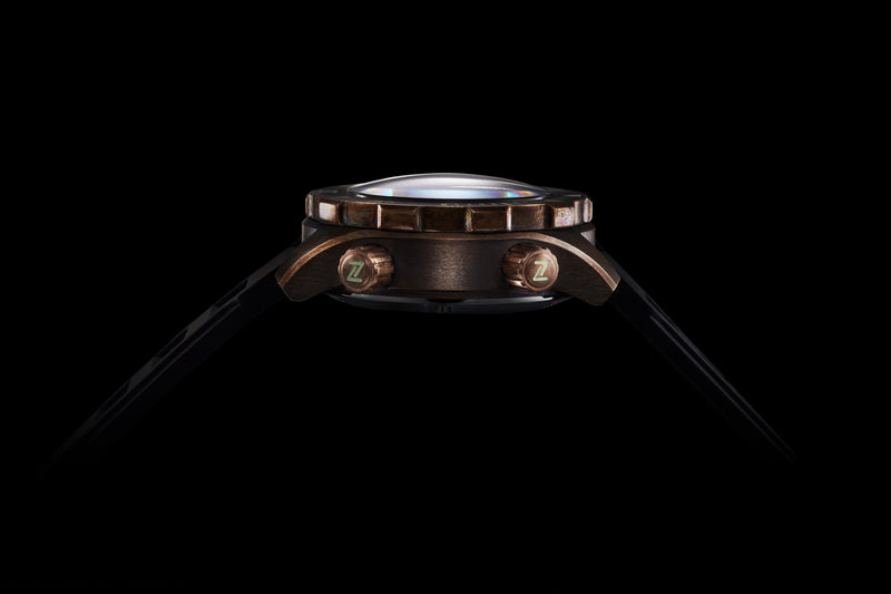 Abyss 2 3000m Bronze : Blue Dial – Zelos Watches