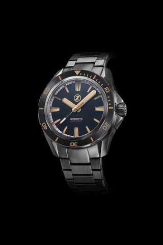 Swordfish V2 300m Diver Seiko NH35 Black Sand PVD