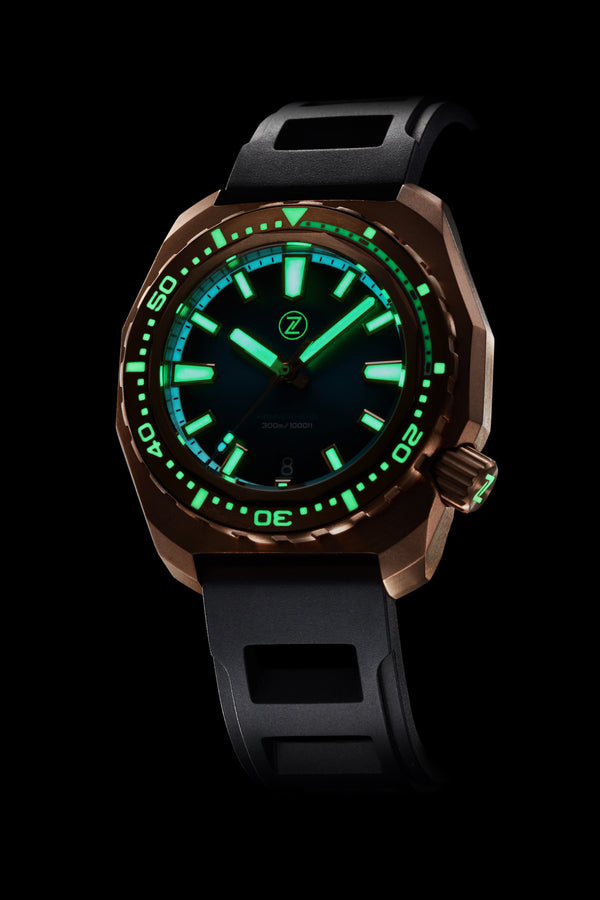 Hammerhead 44mm Diver – Zelos Watches