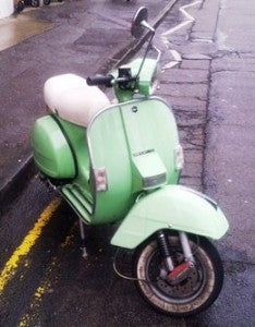 vintage scooter