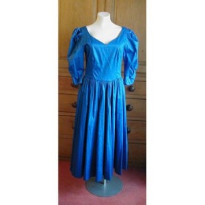 cobalt blue ballerina dress laura ashley