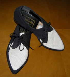 men's carnaby street monochrome mod shoes