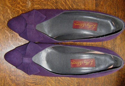 new wave purple suede shoes