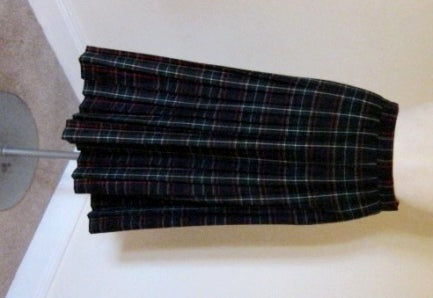 Viyella plaid skirt