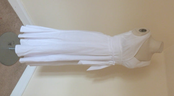 Jaeger white linen dress