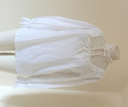 victorian edwardian lace yoke blouse