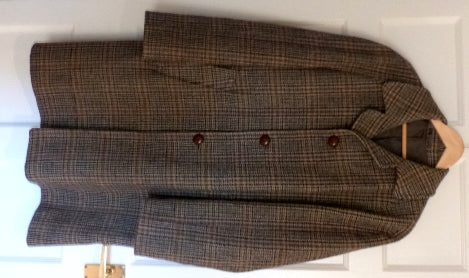 Men’s vintage Dunn & Co Harris Tweed overcoat 
