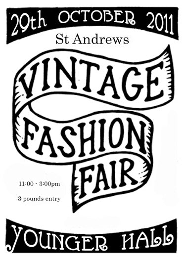 St Andrews vintage fashion fair