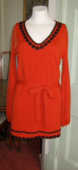 dolly dare orange jumper dress