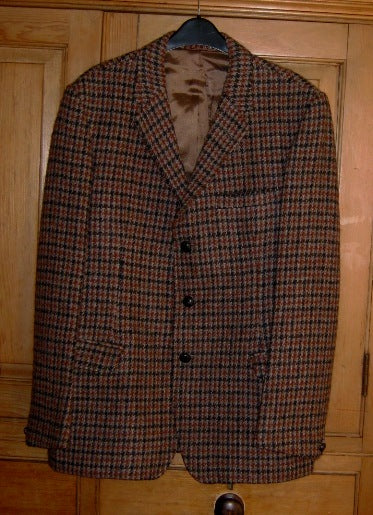 mens vintage harris tweed jacket