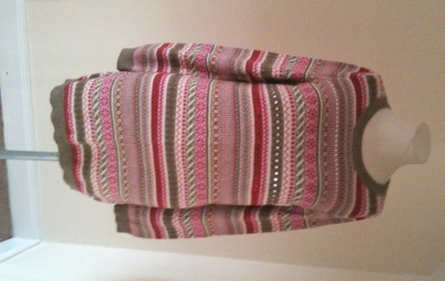 pink fair isle jumper dress