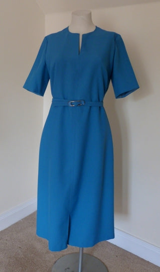 turquoise vintage dress