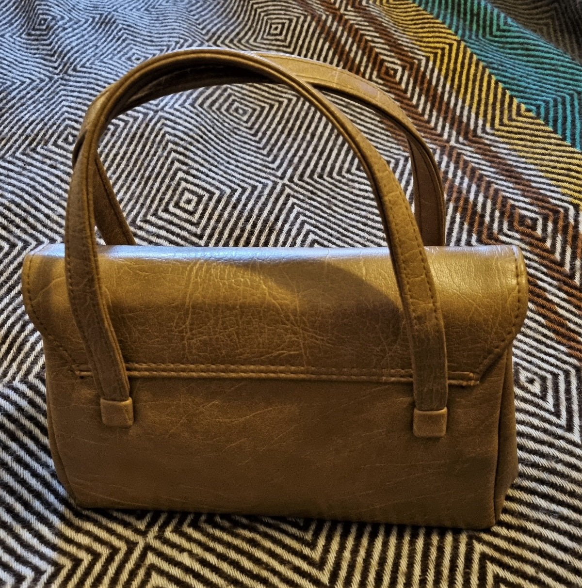 Texier tan leather Gladstone bag – The Frockery