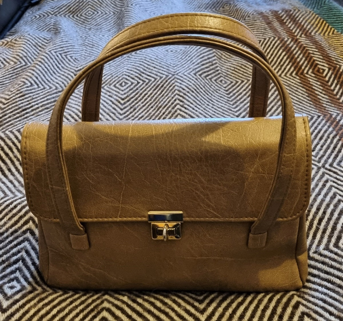 TEG Leather gladstone bag