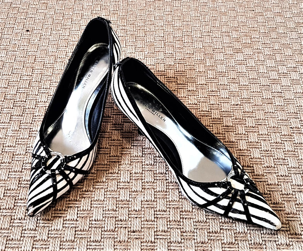 karen millen zebra shoes