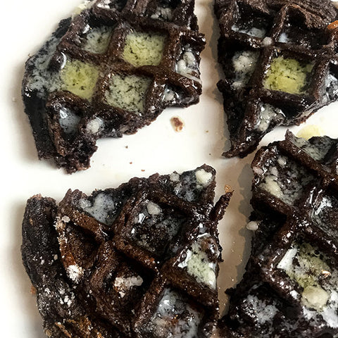 Keto Fudge Chocolate Chaffle