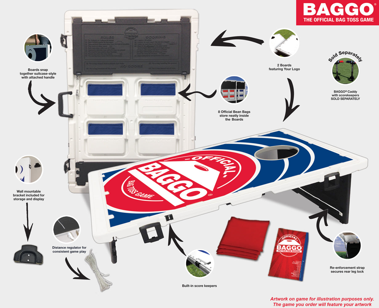 Barber Shop Bean Bag Toss Game by BAGGO