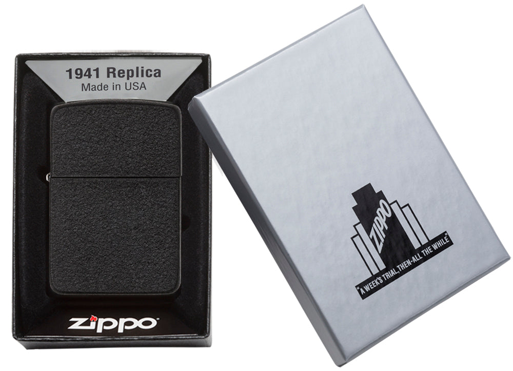 Black Crackle 1941 Replica - Zippo.ca