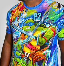 Load image into Gallery viewer, Blue Turtle Shirt AOP
