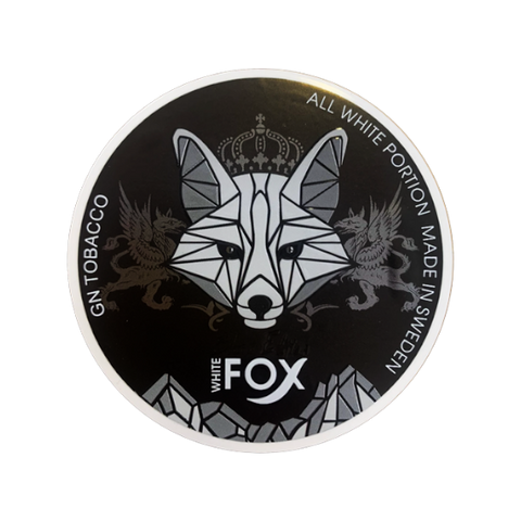 A tin of White Fox Black Edition
