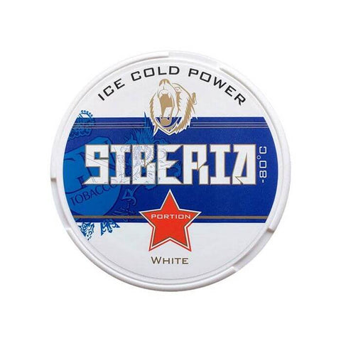 Tin of Siberia 80 Degrees White Portion 15gr