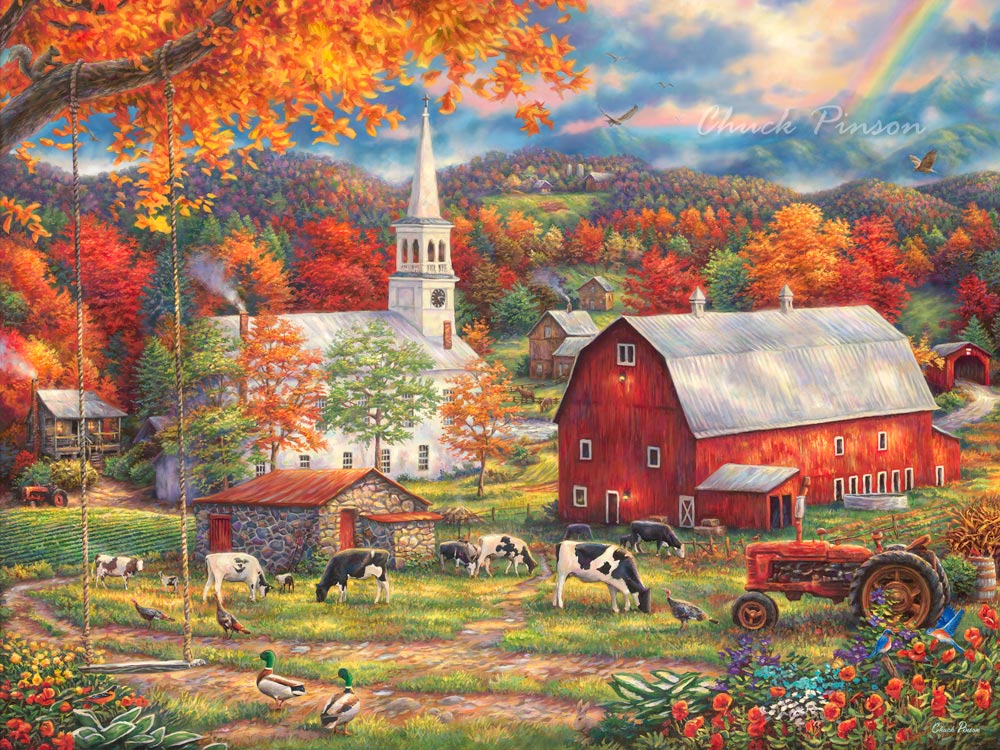 CANVAS GICLEE - Old Country Farm - Chuck Pinson - Art for Inspired Living