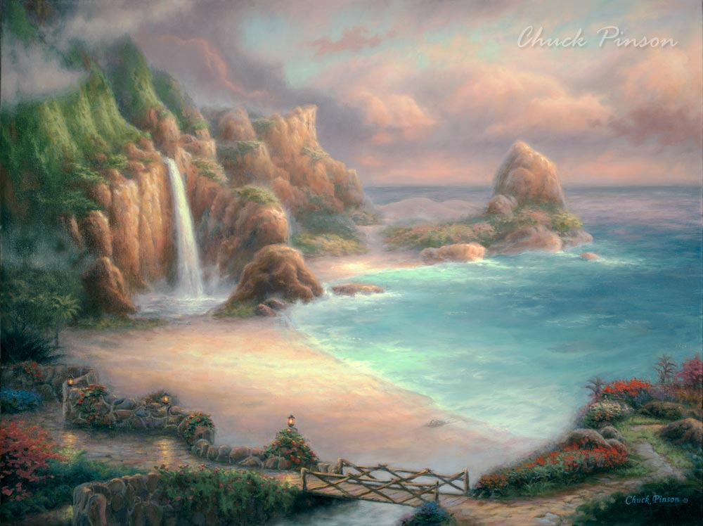 CANVAS GICLEE - Quiet Cove - Chuck Pinson - Art for Inspired Living